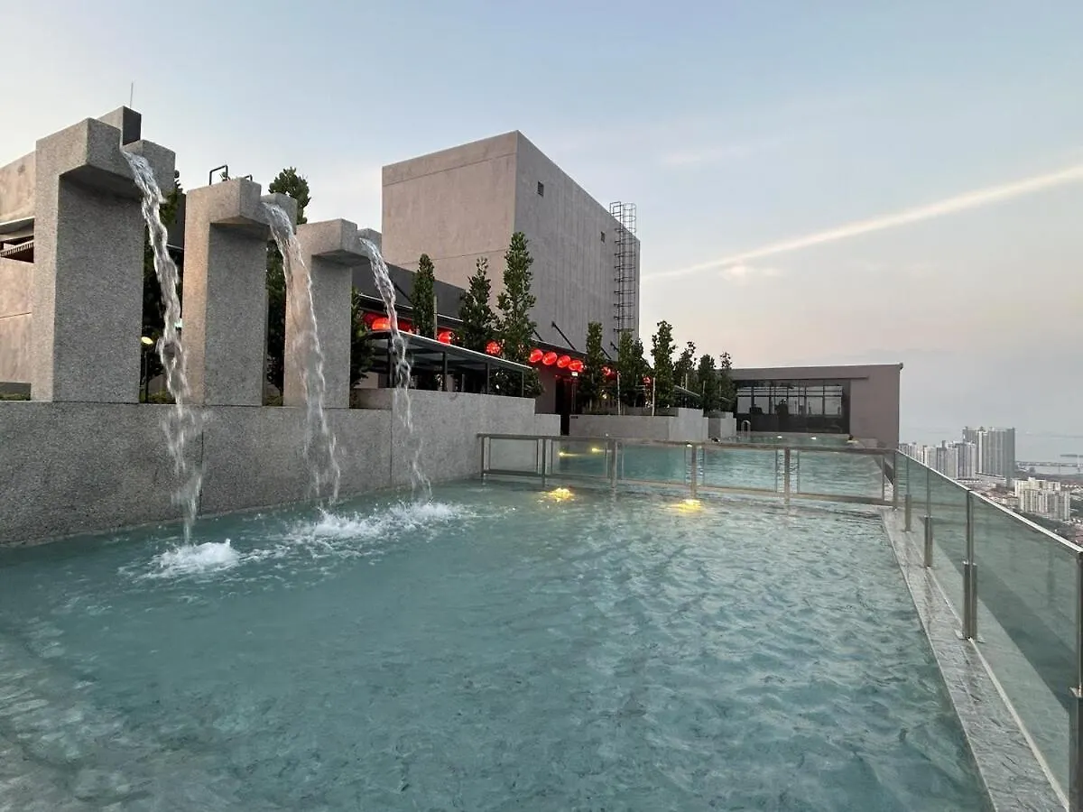 Cozy 2Br Sky Pool & Panoramic Views 1-6 Guests Apartment Bayan Lepas
